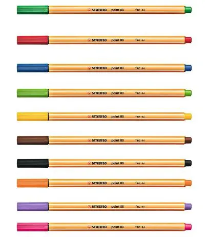 Caneta Hidrográfica Point 88 ponta fina  ...