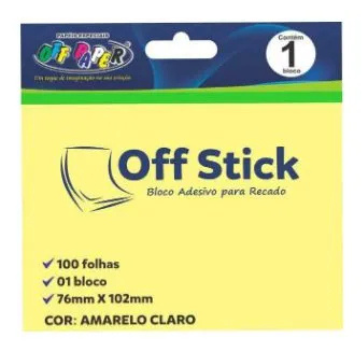 Bloco de notas Auto-Adesivo 76mm x 102mm ...